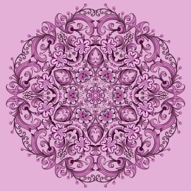 Vektör dekoratif etnik illüstrasyon.