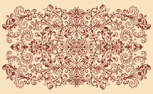 Vector ornamental naturaleza vintage fondo — Vector de stock