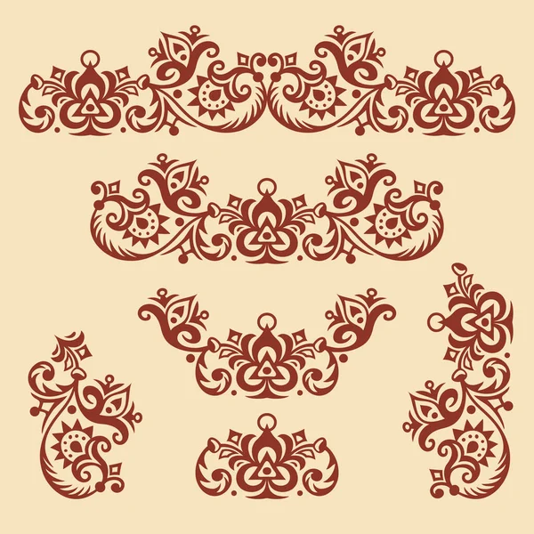 Vector ornamentale Vintage-Designelemente — Stockvektor