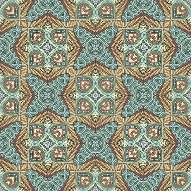 Vektör soyut etnik el çizimi arkaplan