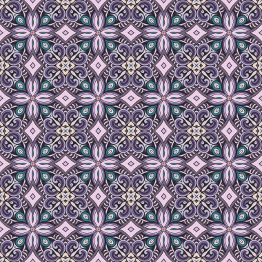 Vektör soyut etnik el çizimi arkaplan