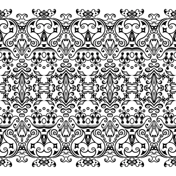 Vector de la naturaleza étnica ornamental fondo — Vector de stock