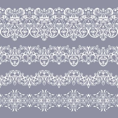 Soyut etnik doğa, kusursuz çizgili sanat çizgileri