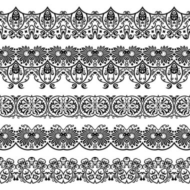 Soyut etnik doğa, kusursuz çizgili sanat çizgileri