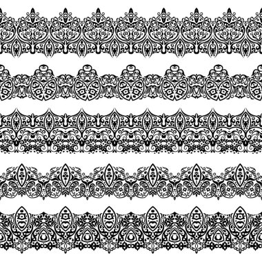 Soyut etnik doğa, kusursuz çizgili sanat çizgileri