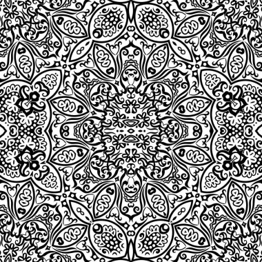 Vektör etnik el süslemeli arkaplan.