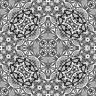 Vektör etnik el süslemeli arkaplan.