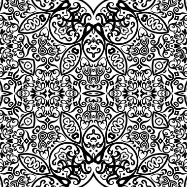 Vektör etnik el süslemeli arkaplan.