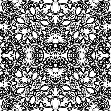 Vektör etnik el süslemeli arkaplan.