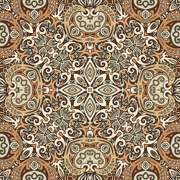 Vektör etnik doğa süs arka planı