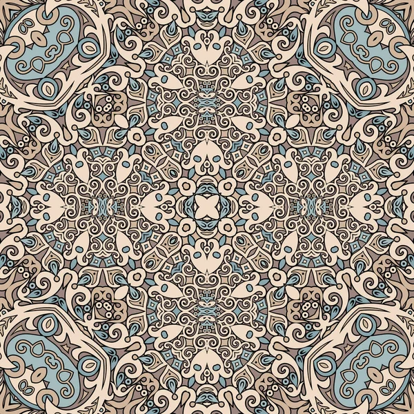 Vector de la naturaleza étnica ornamental fondo — Vector de stock