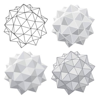 Üçgen efektli Vektör Çemberleri