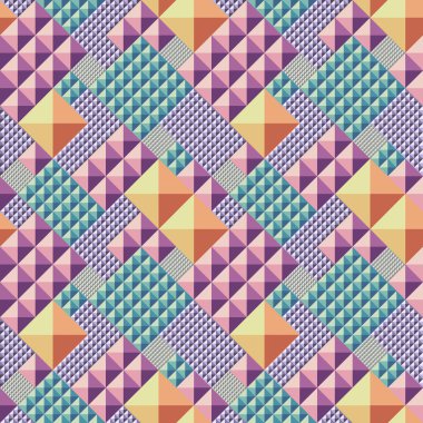 Vektör üçgeni soyut ve pürüzsüz desen