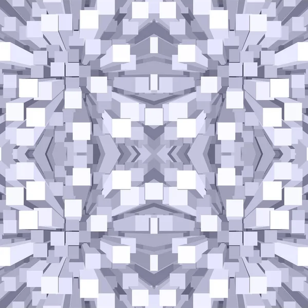 矢量抽象透视方块无缝模式 — 图库矢量图片