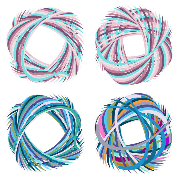 Set of vector design elements