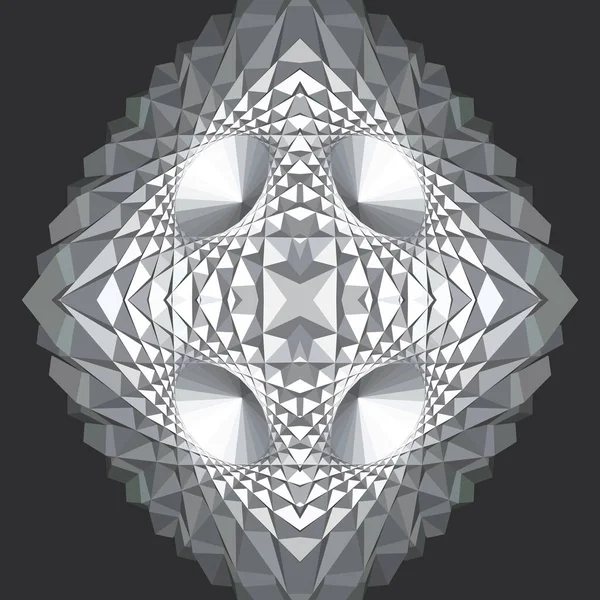 Soyut geometrik optik yanılsama figürü — Stok Vektör