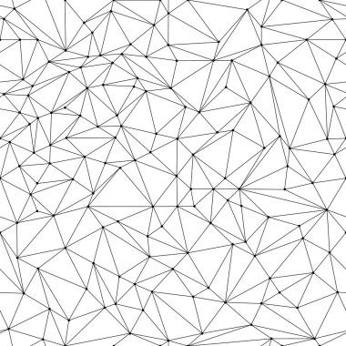 Geometrik düşük polimetrik üçgen dikişsiz desen