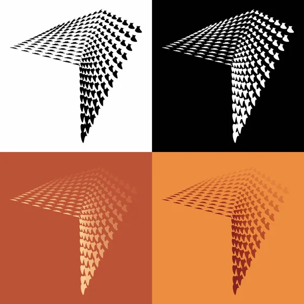 Conjunto de elementos geométricos vectoriales abstractos — Vector de stock