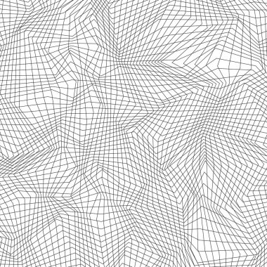 Geometrik düşük polimetrik üçgen doğrusal desen