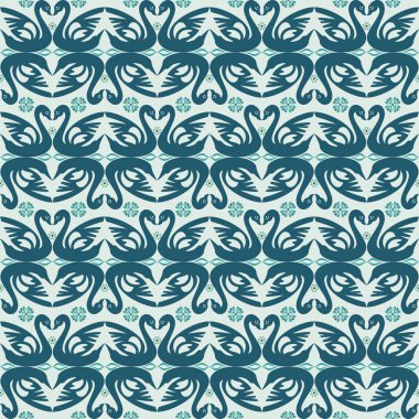 Soyut süslemeli yama pürüzsüz desen