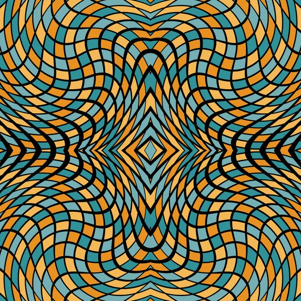 Vector abstracto patrón de rejilla de color sin costura — Vector de stock