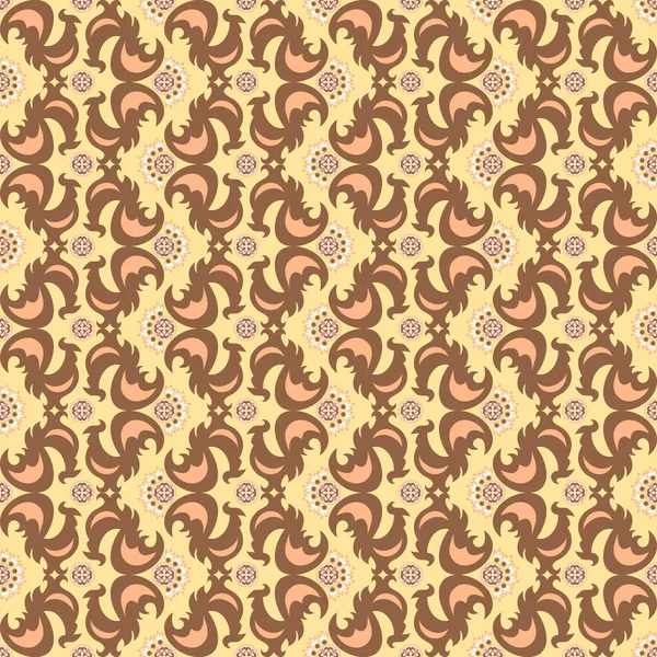 Patrón sin costura de parche ornamental abstracto — Vector de stock