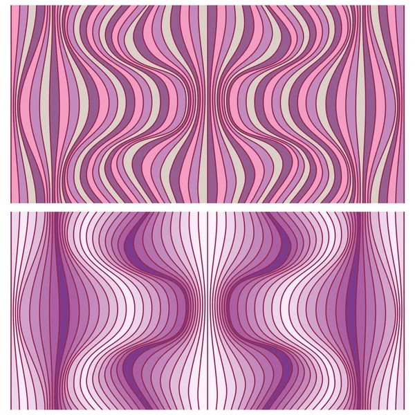Ensemble de motifs de lignes abstraites vectorielles. — Image vectorielle