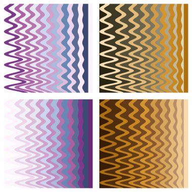 Ritim çizgileri olan vektör ayarlandı.