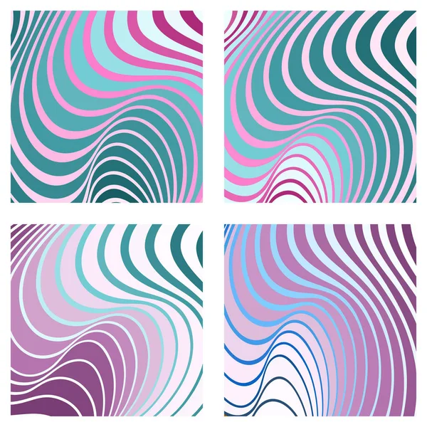 Conjunto de patrones ornamentales abstractos vectoriales — Vector de stock