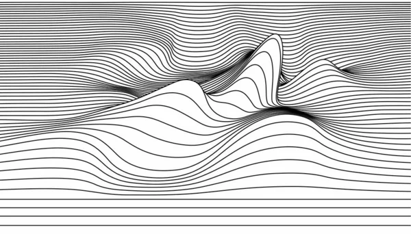 Vektor abstrakta linjer illustration. — Stock vektor