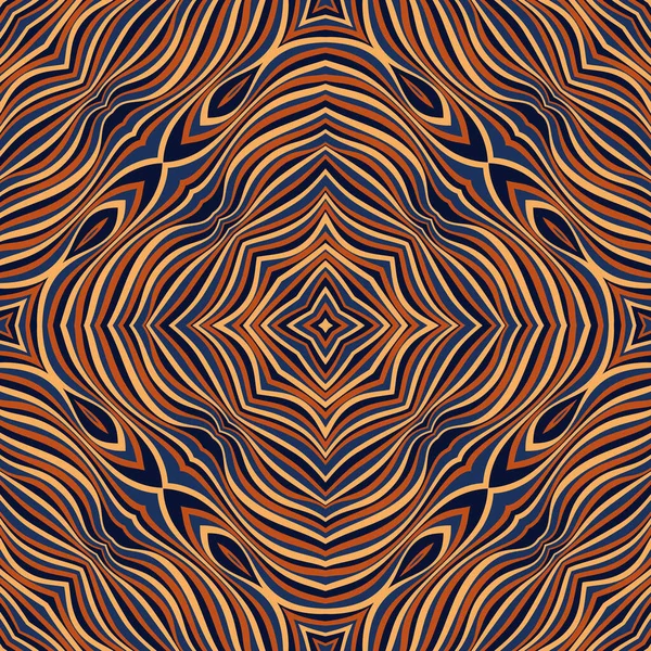 Parche ornamental vintage abstracto patrón sin costuras — Vector de stock