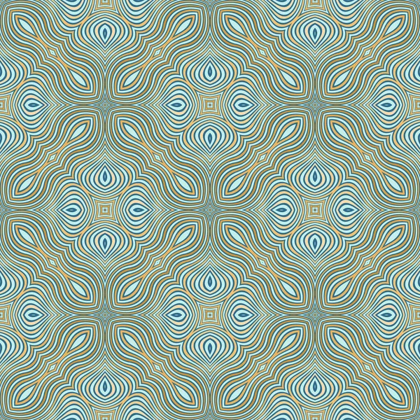 Patrón sin costura de parche ornamental abstracto — Vector de stock