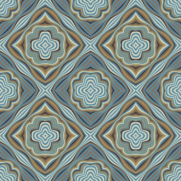 Patrón de líneas abstractas vectoriales. Fondo de ondas — Vector de stock