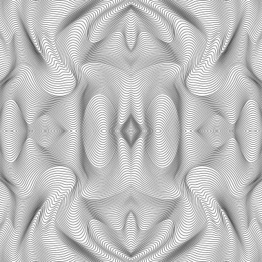 Vektör soyut çizgileri deseni. Dalga arkaplanı