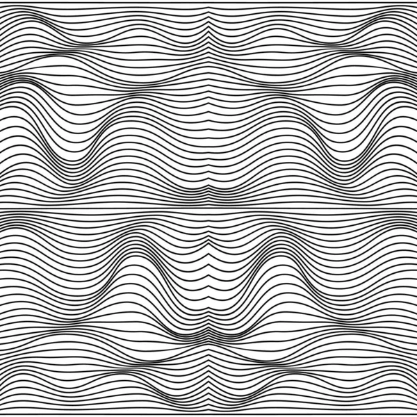 Vektor abstrakte linjer. Bølgebakgrunn – stockvektor