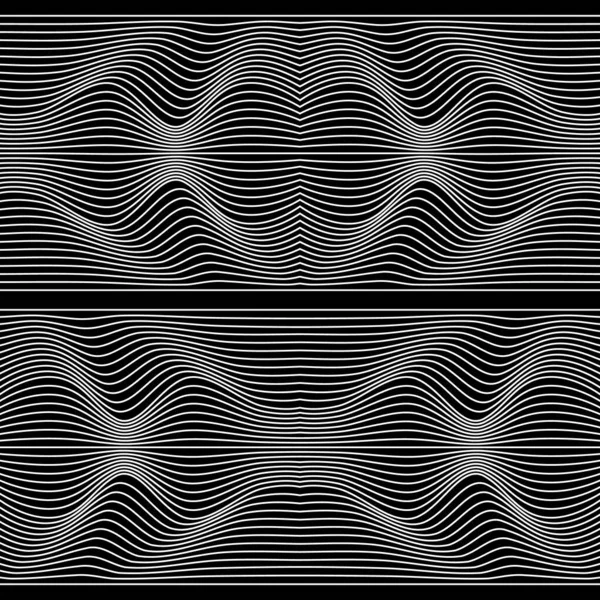 ベクトル抽象線のパターン。波背景 — ストックベクタ