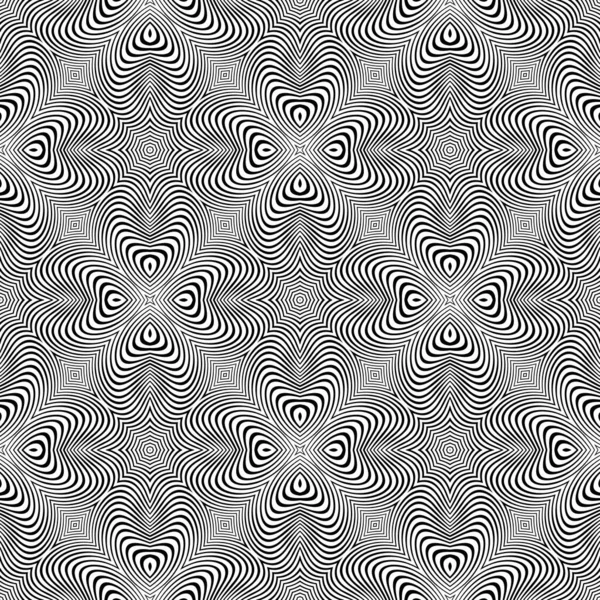 Patrón de líneas abstractas vectoriales. Fondo de ondas — Vector de stock