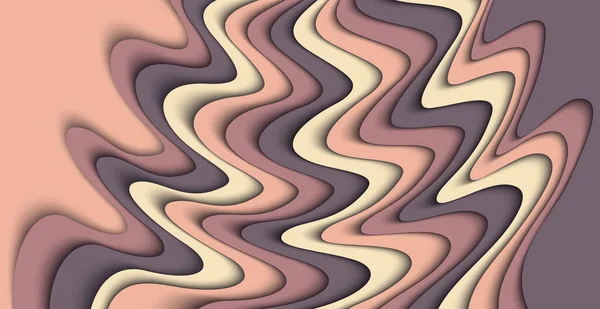 Papier vectoriel ondes de coupe fond moderne. — Image vectorielle