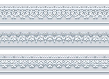 Modern vektör süsleme arkaplanı ayarlandı