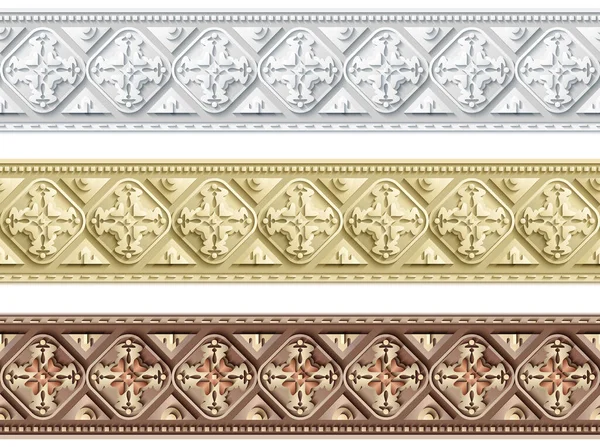 Moderne Vektor ornamentalen Streifen Hintergrund. — Stockvektor