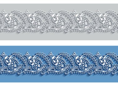 Modern vektör süsleme arkaplanı ayarlandı