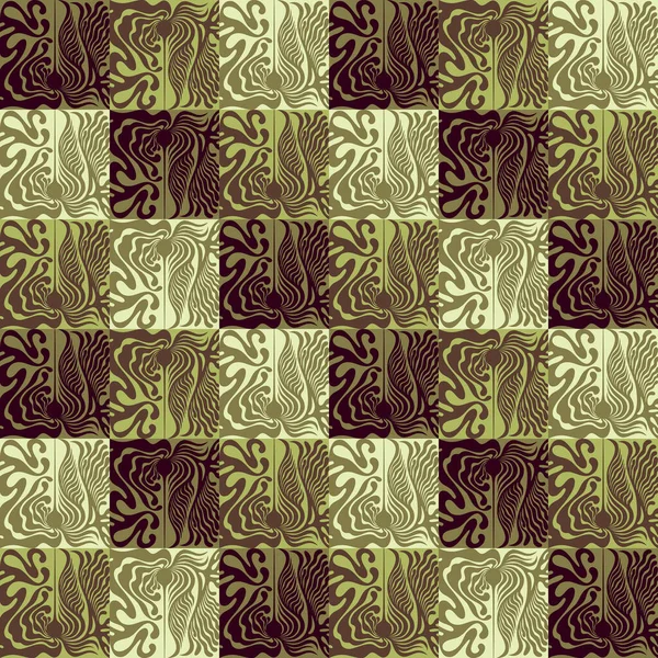 矢量抽象Grunge元素无缝隙模式 — 图库矢量图片