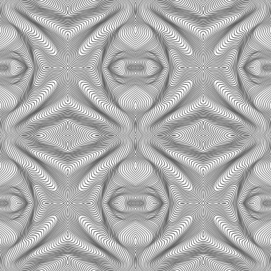 Vektör soyut çizgileri deseni. Dalga arkaplanı