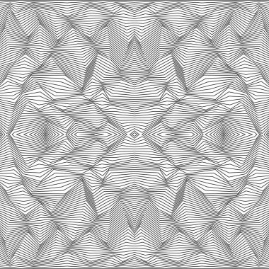 Vektör soyut çizgileri deseni. Dalga arkaplanı