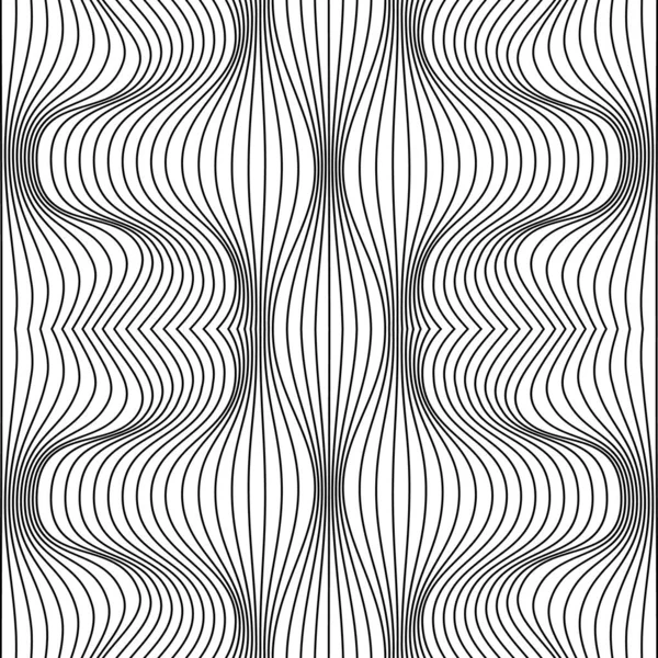 Vector abstract lines pattern. Waves background — Stock Vector