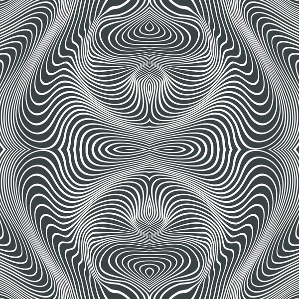 Vektor abstrakt linjer mönster. Vågor bakgrund — Stock vektor
