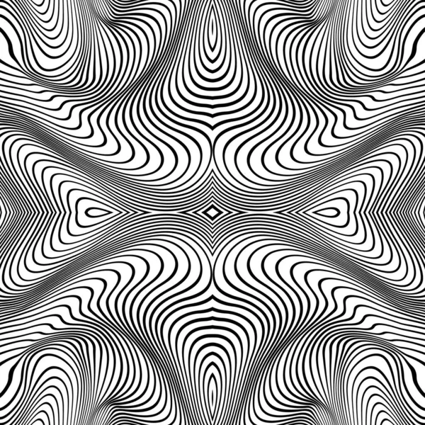 Vector abstract lijnen patroon. Golvenachtergrond — Stockvector