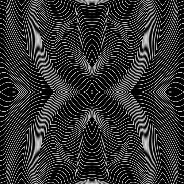 Patrón de líneas abstractas vectoriales. Fondo de ondas — Vector de stock