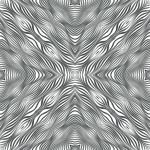 Patrón de líneas abstractas vectoriales. Fondo de ondas — Vector de stock