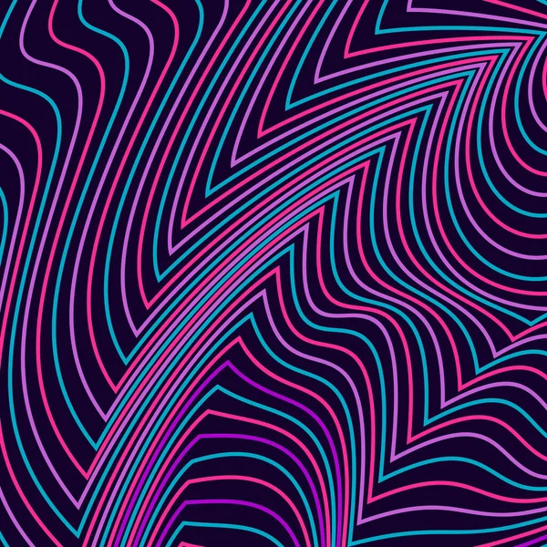 Vecteur ondes abstraites lignes fond — Image vectorielle